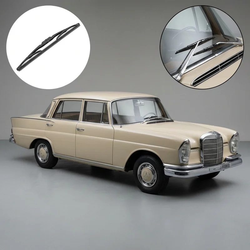 Driver Side Wiper Blade for Mercedes-Benz 230S (1966 - 1967) - 1