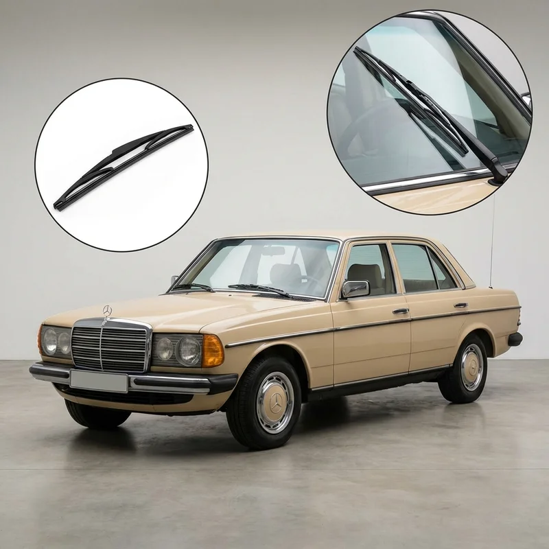 Passenger Side Wiper Blade for Mercedes-Benz 240D (1974 - 1983) - 1