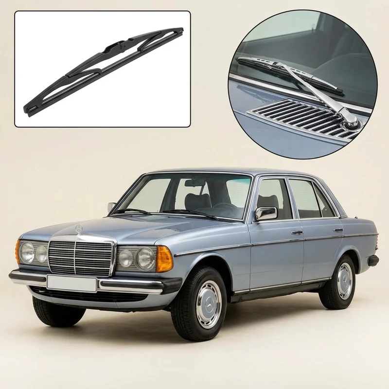Passenger Side Wiper Blade for Mercedes-Benz 280E (1977 - 1981) - 1