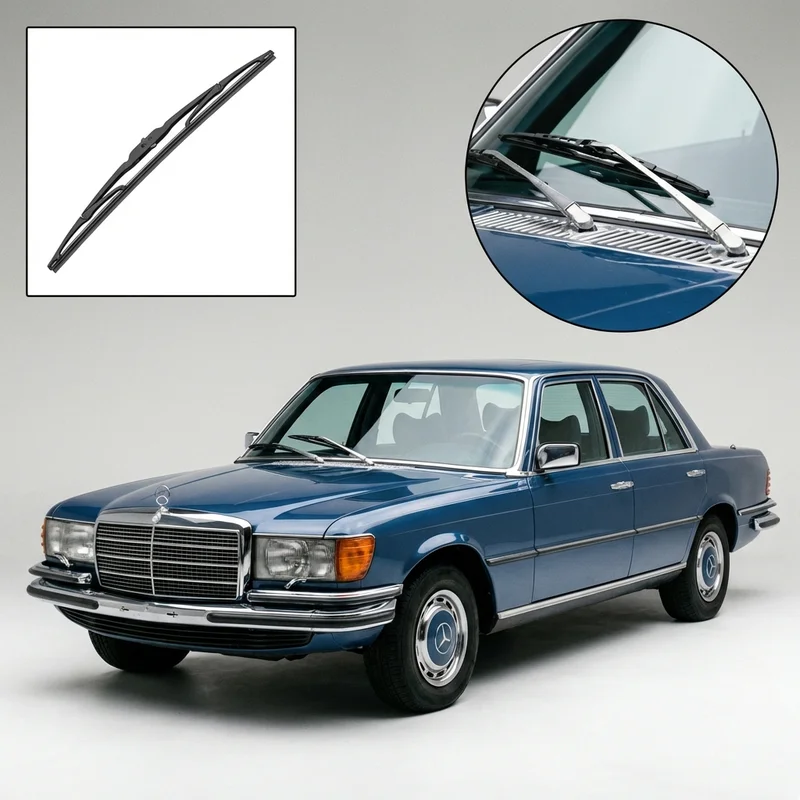 Vadītāja puses logu tīrītāja slotiņa Mercedes-Benz 280S (1970 - 1976) - 1