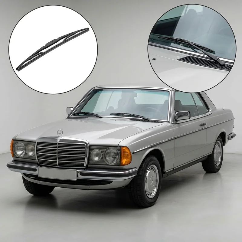 Driver Side Wiper Blade for Mercedes-Benz 300CD (1978 - 1985) - 1