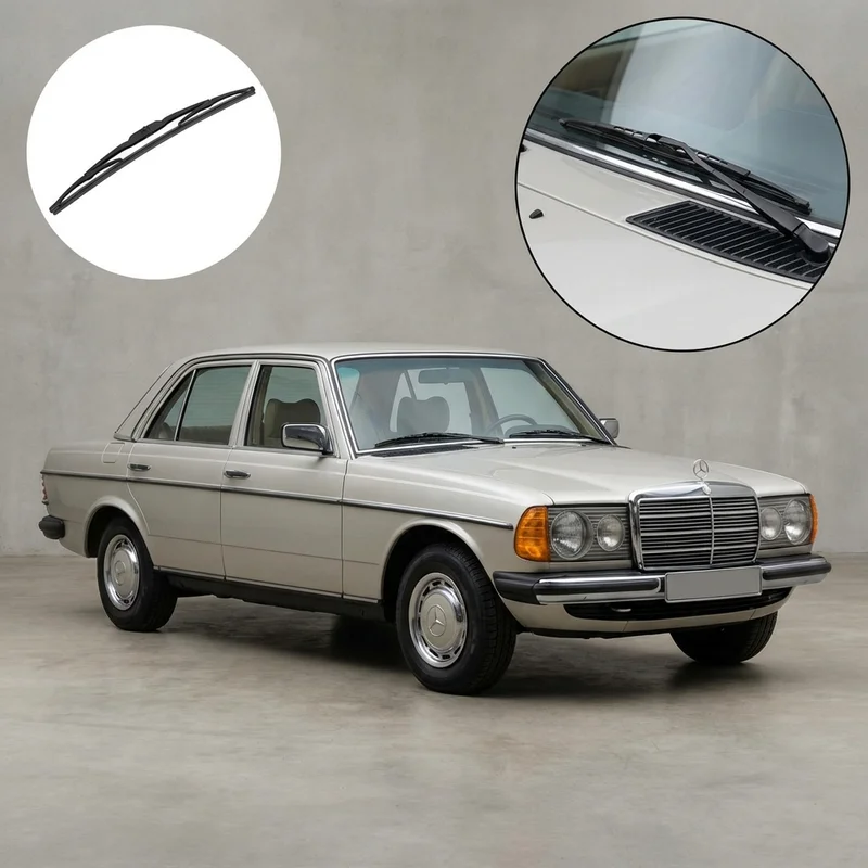 Passenger Side Wiper Blade for Mercedes-Benz 300D (1975 - 1993) - 1