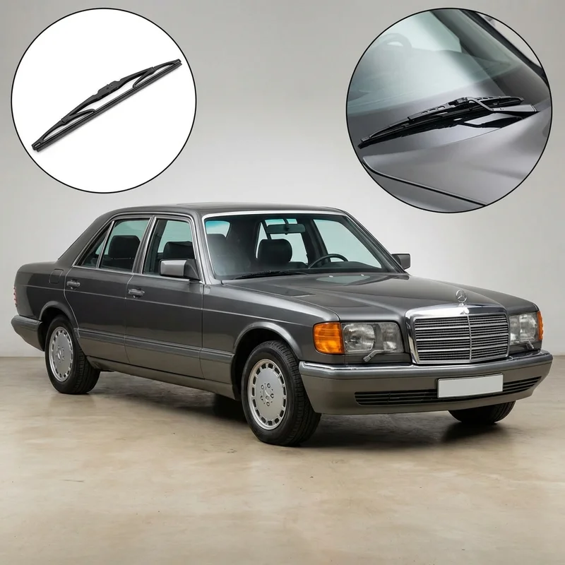 Passenger Side Wiper Blade for Mercedes-Benz 300SD (1978 - 1993) - 1