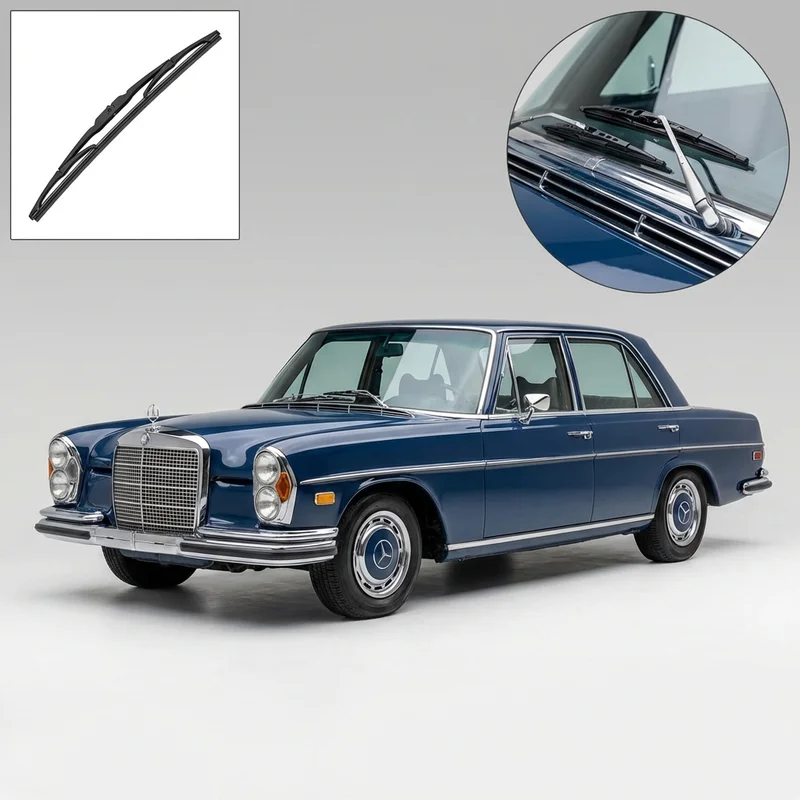Passenger Side Wiper Blade for Mercedes-Benz 300SEL (1965 - 1991) - 1