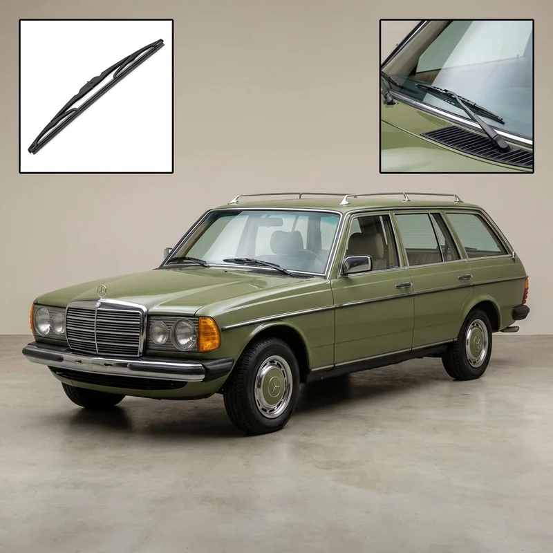 Passenger Side Wiper Blade for Mercedes-Benz 300TD (1979 - 1987) - 1