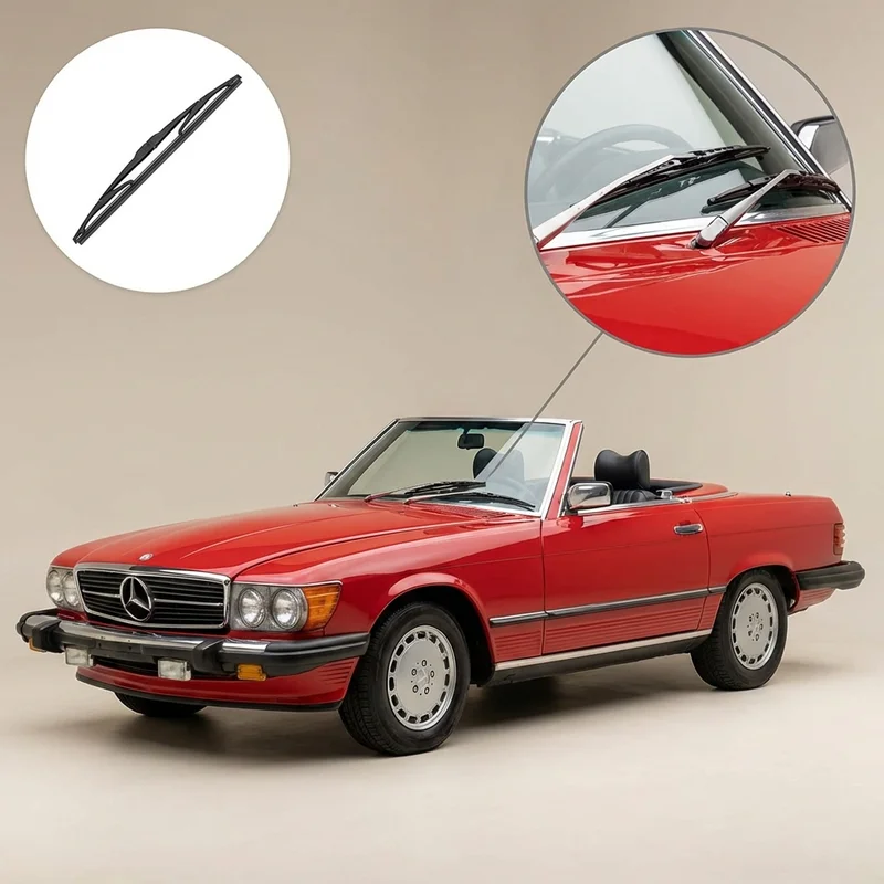 Passenger Side Wiper Blade for Mercedes-Benz 380SL (1981 - 1985) - 1