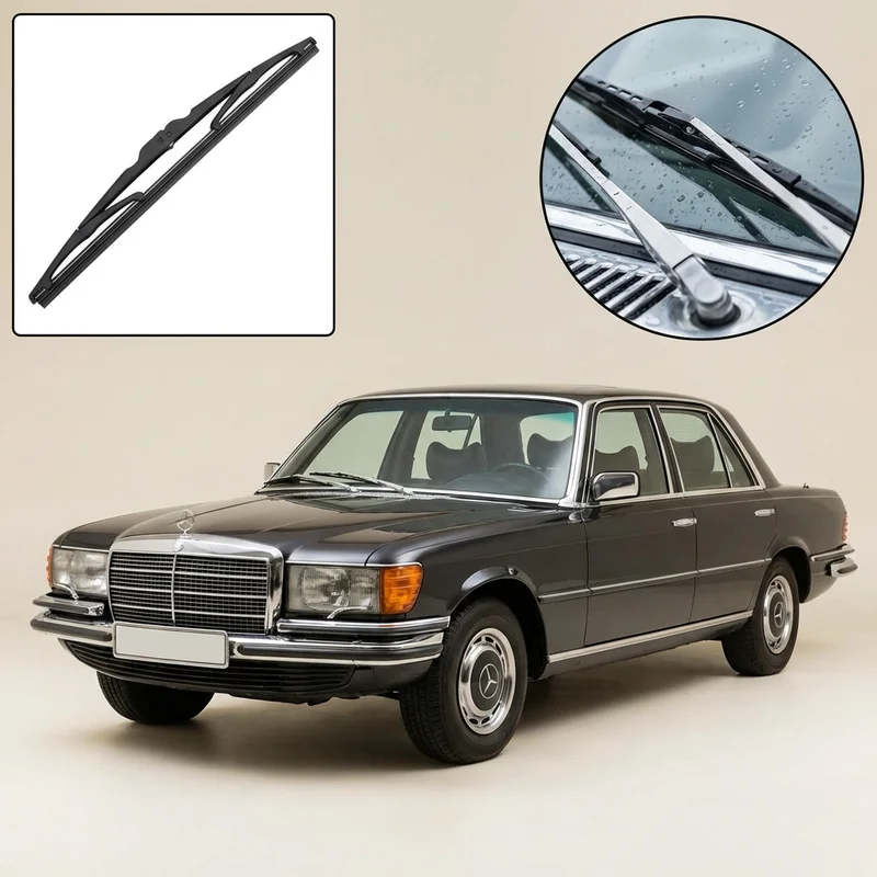 Passenger Side Wiper Blade for Mercedes-Benz 450SEL (1973 - 1980) - 1