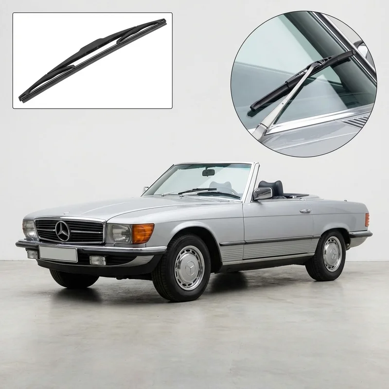 Passenger Side Wiper Blade for Mercedes-Benz 450SL (1973 - 1980) - 1