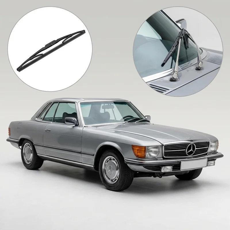 Passenger Side Wiper Blade for Mercedes-Benz 450SLC (1973 - 1980) - 1