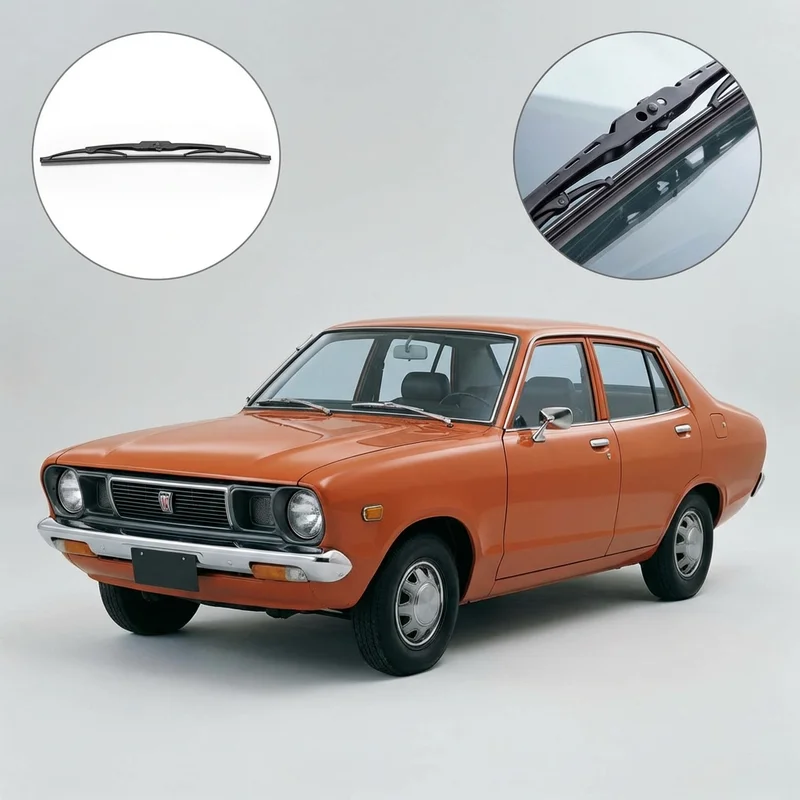 Driver Side Wiper Blade for Nissan B210 (1974 - 1978) - 1