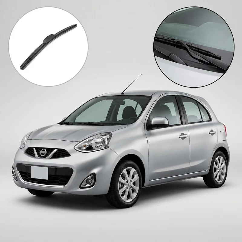 Driver Side Wiper Blade for Nissan March (2012 - 2022) - 1