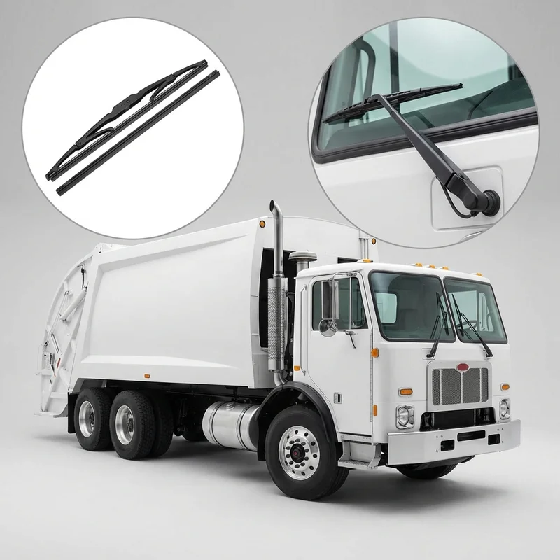 Passenger Side Wiper Blade for Peterbilt 320 (2008 - 2018) - 1