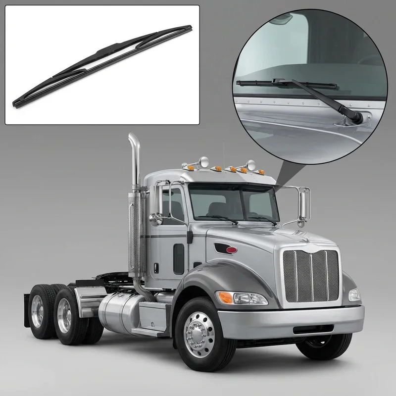Passenger Side Wiper Blade for Peterbilt 335 (2005 - 2010) - 1