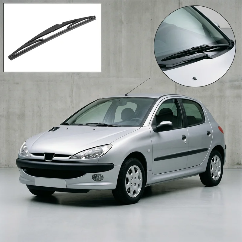 Passenger Side Wiper Blade for Peugeot 206 (2000 - 2009) - 1