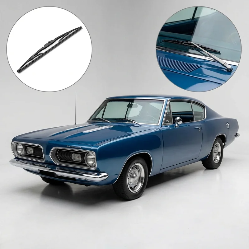 Passenger Side Wiper Blade for Plymouth Barracuda (1964 - 1974) - 1
