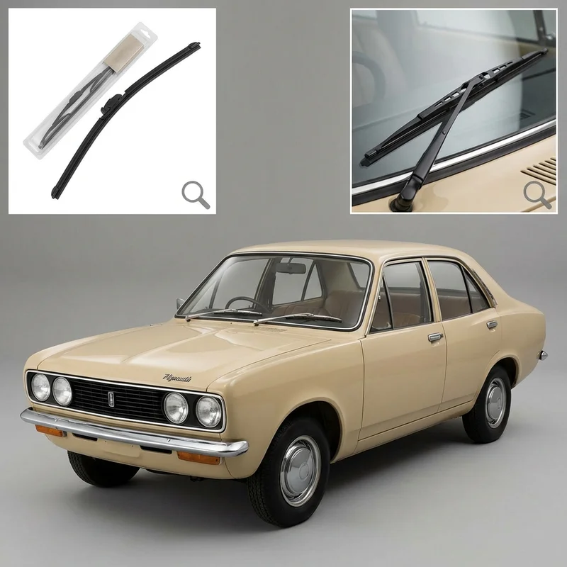 Driver Side Wiper Blade for Plymouth Cricket (1971 - 1973) - 1