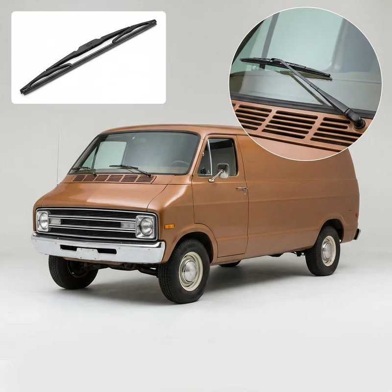 Driver Side Wiper Blade for Plymouth PB200 (1975 - 1980) - 1