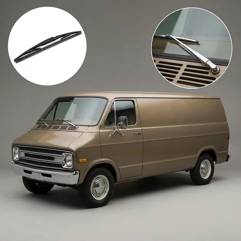 Passenger Side Wiper Blade for Plymouth PB200 (1975 - 1980) - 1