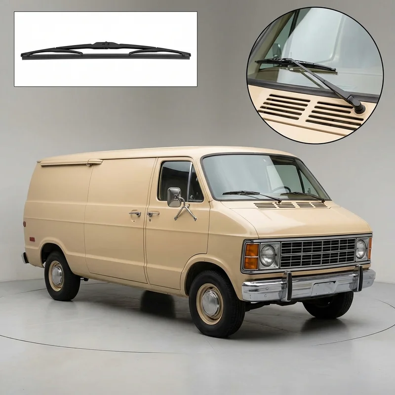 Passenger Side Wiper Blade for Plymouth PB300 (1975 - 1980) - 1