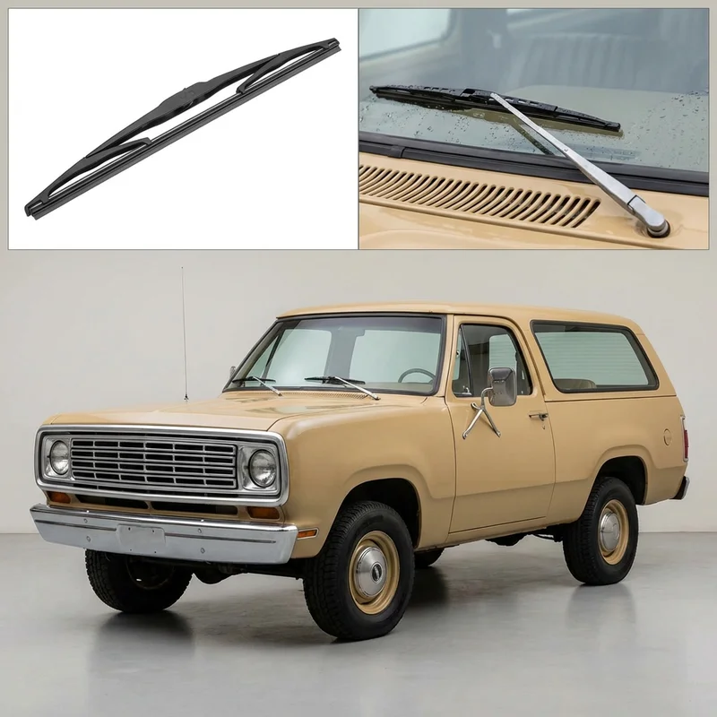 Driver Side Wiper Blade for Plymouth Trailduster (1974 - 1981) - 1