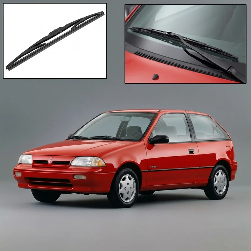 Driver Side Wiper Blade for Pontiac Firefly (1985 - 2000) - 1