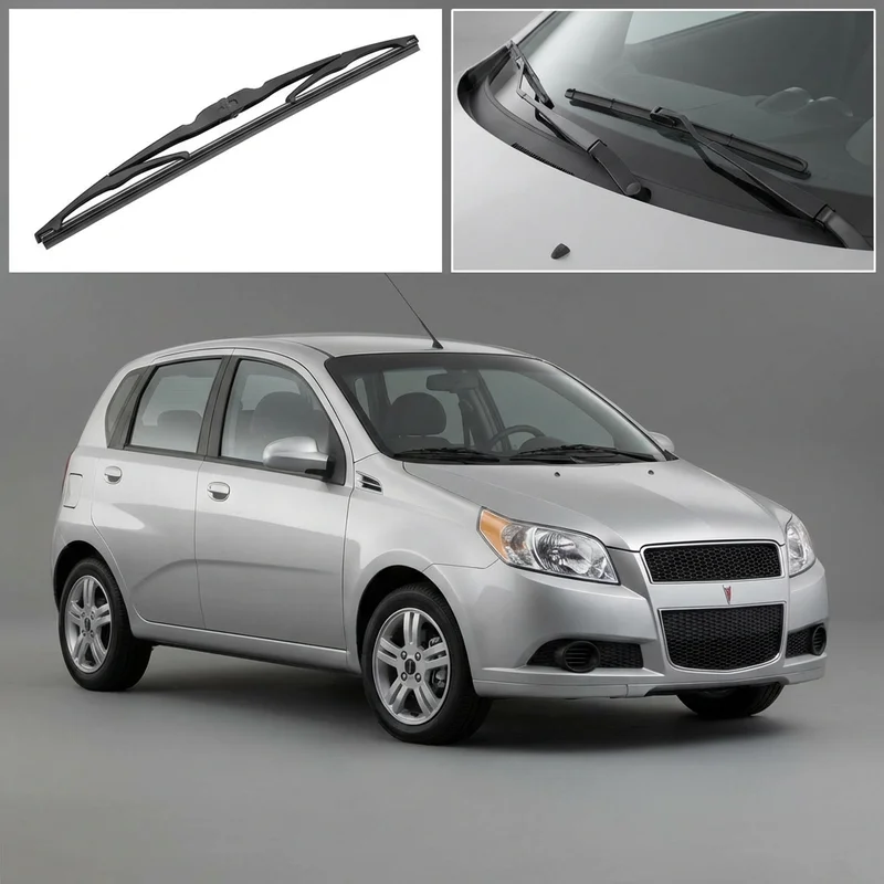 Passenger Side Wiper Blade for Pontiac G3 (2007 - 2010) - 1