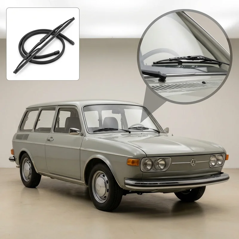 Passenger Side Wiper Blade for Volkswagen 412 (1973 - 1974) - 1