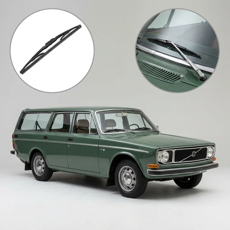 Driver Side Wiper Blade for Volvo 145 (1968 - 1974) - 1