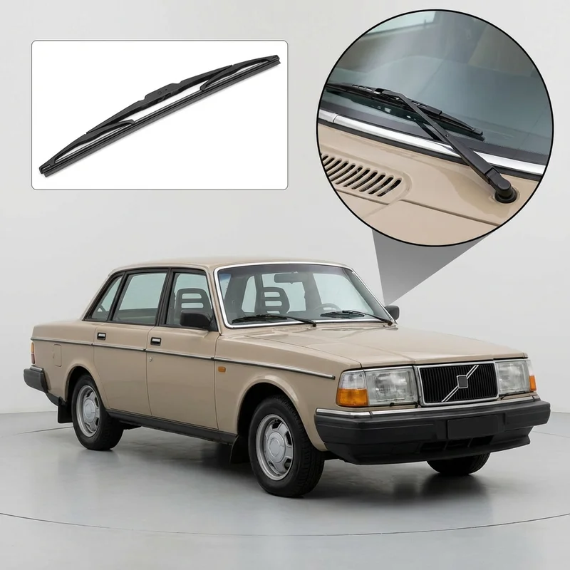 Driver Side Wiper Blade for Volvo 244 (1975 - 1989) - 1