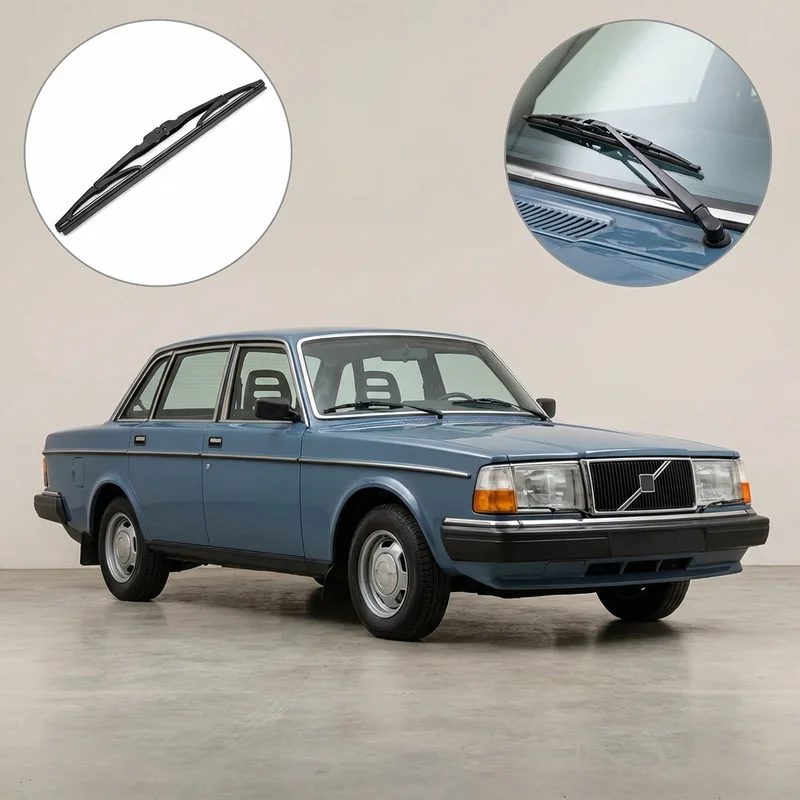 Passenger Side Wiper Blade for Volvo 244 (1975 - 1989) - 1