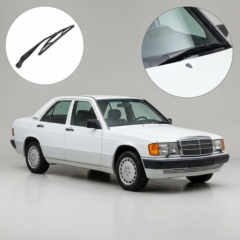 Passenger Side Wiper Blade for White WIS (1984 - 1988) - 1